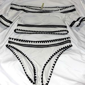 Two piece bathing suit